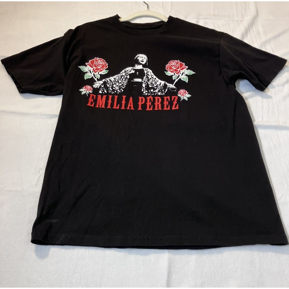 Netflix Emilia Perez Promo TShirt Large Black Movie Graphic Selena Gomez FYC Tee
